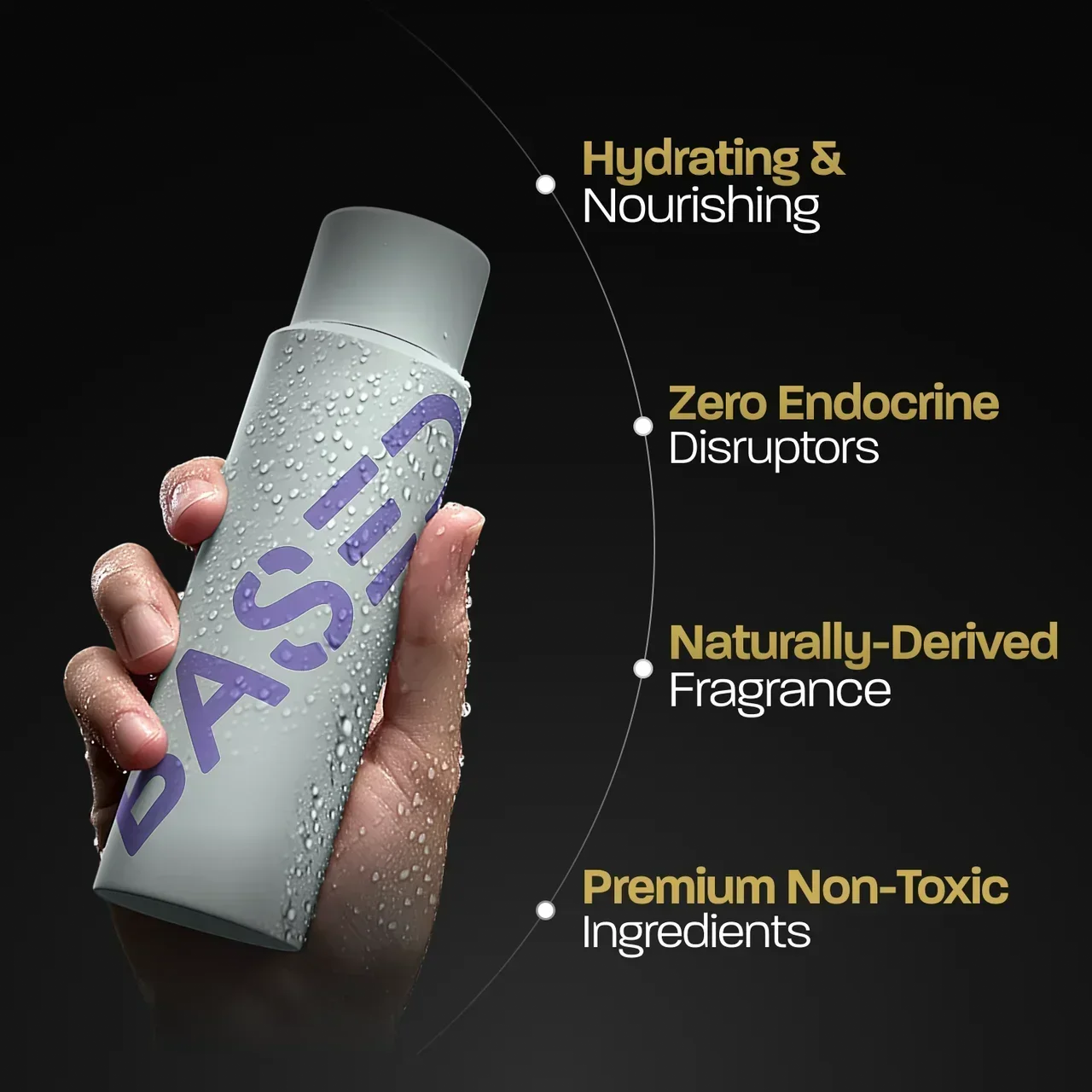 BASED Conditioner - side angle for men UK