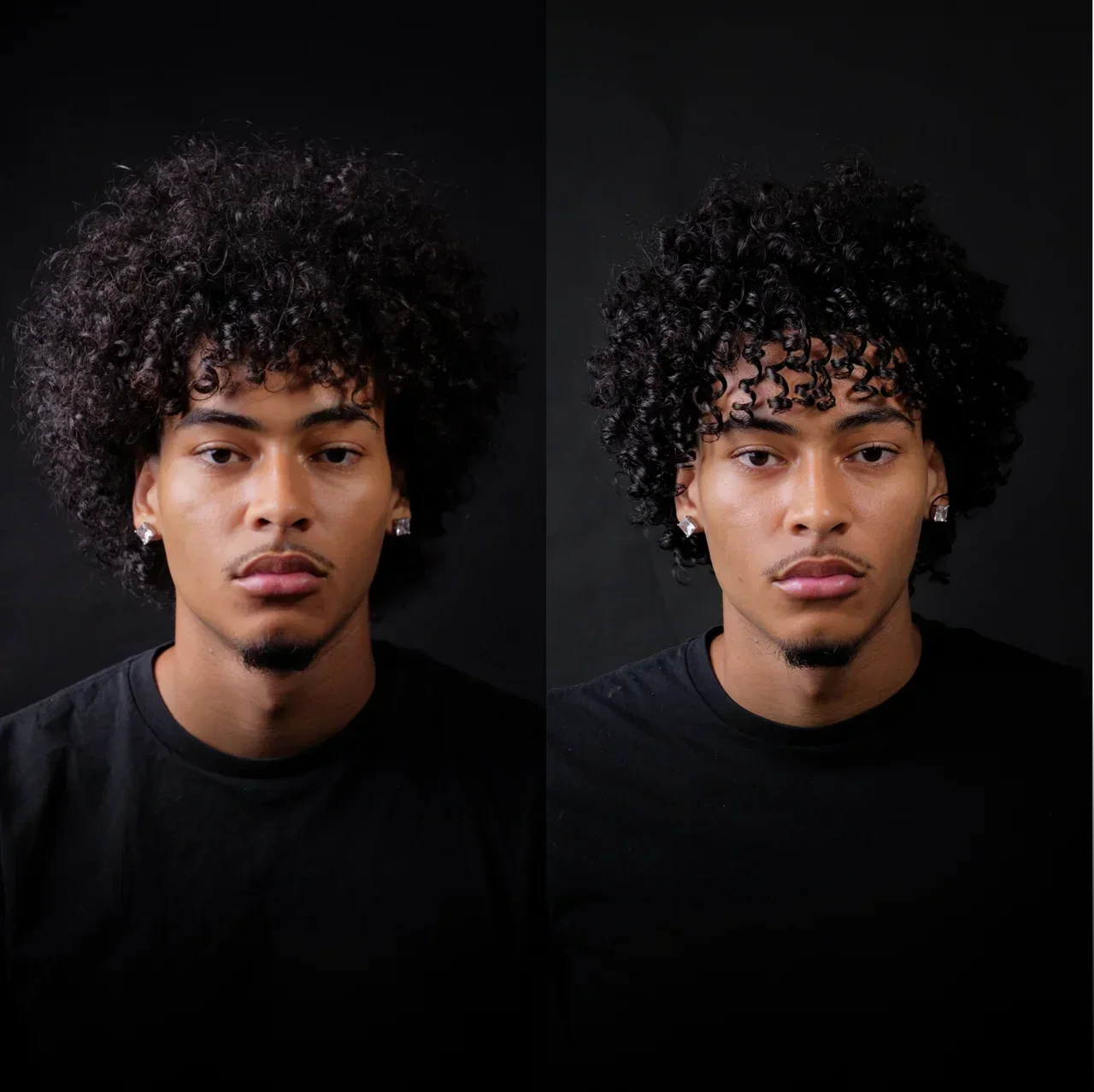 BASED Curl Mousse - side angle for men UK