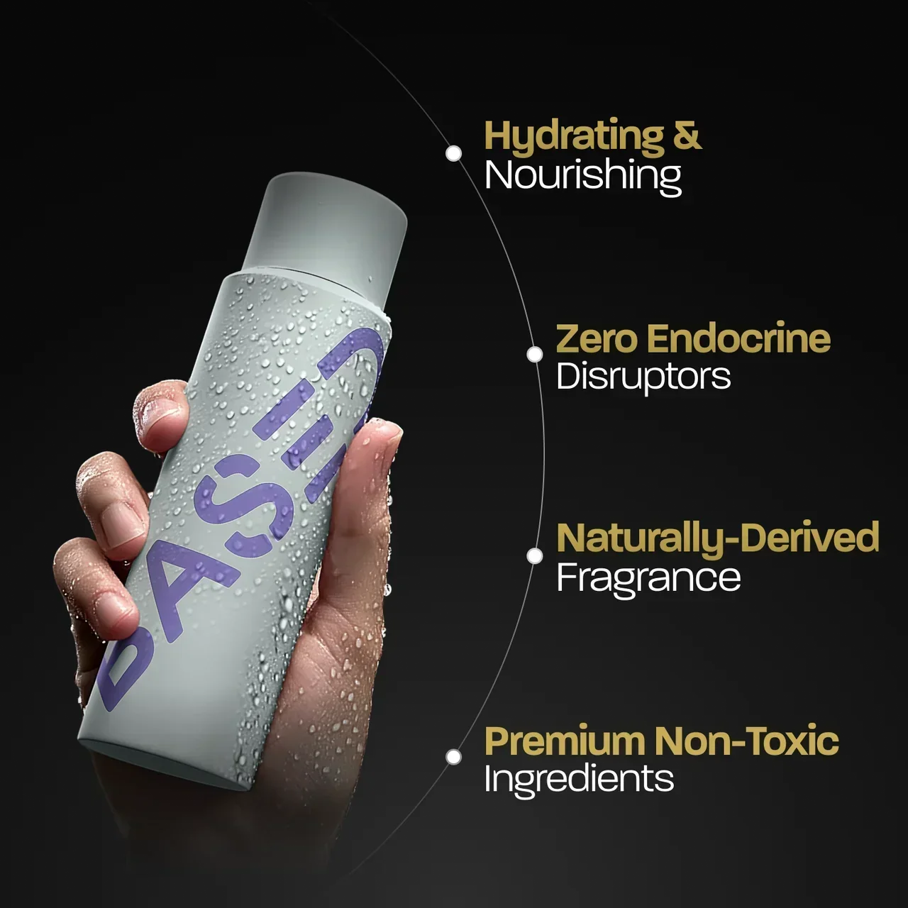 BASED Shower Duo - detail view for men UK